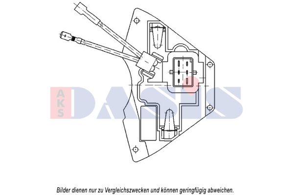 AKS DASIS reguliatorius, keleivio pusės ventiliatorius 700006N